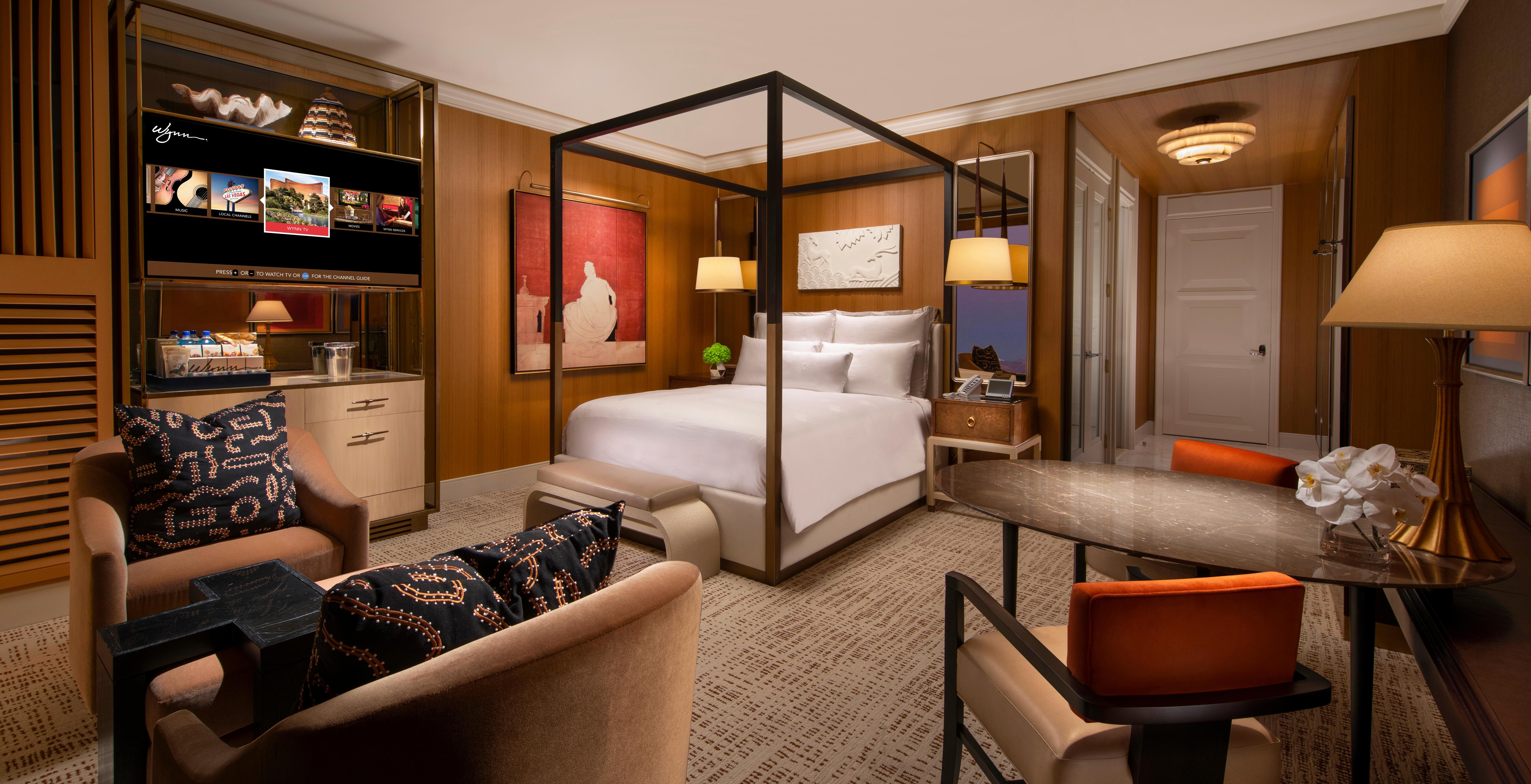 Wynn Las Vegas Buitenkant foto A bedroom at The St. Regis